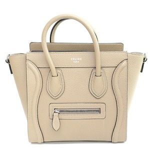 Celine Nano Shopper Luggage Dune Handbag Shoulder Bag